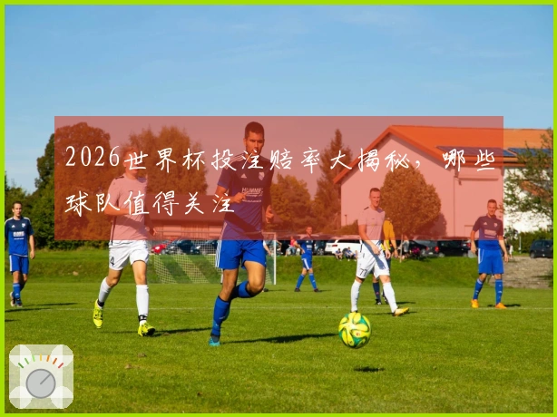 2026世界杯投注赔率大揭秘，哪些球队值得关注